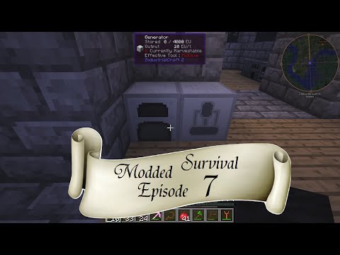 Minecraft: modded Survival - Ep7 - Getting Started with IndustrialCraft 2