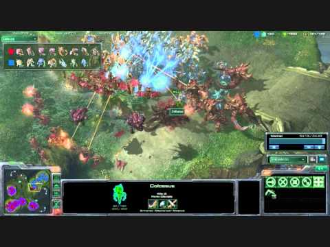 StarCraft II - Protoss vs Zerg (Protoss Win)