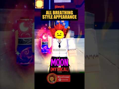 ALL Breathing Style Appearance in Demon Blade Roblox  #roblox #demonblade