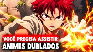🔥TOP 10 NOVOS e MELHORES Animes DUBLADOS Para Assistir Em 2025! ( NOVOS ANIMES )