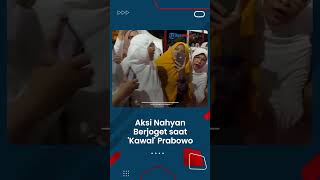 Berjoget saat 'Kawal' Prabowo Subianto di Medan, Berikut Aksi Lucu Nahyan Cucu Presiden Jokowi