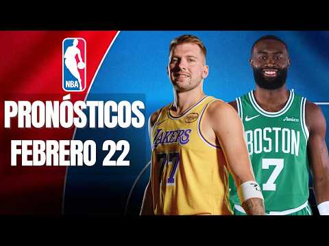 🏀🔥PRONÓSTICOS DE LA NBA PARA EL DOMINGO 22 DE FEBRERO | PICKS GRATIS🔥🏀