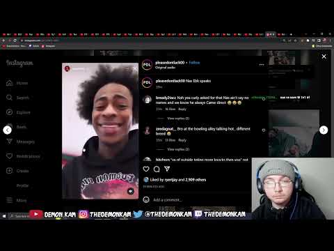 Demon Kam Reacts to Nas EBK & Curly Savv GOING BACK & FORTH!
