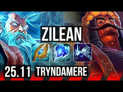 ZILEAN vs TRYNDAMERE (TOP) | Rank 8 Zilean, 4/4/25 | EUW Grandmaster | 25.11