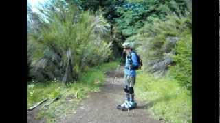 preview picture of video 'A Refugio Frey, Catedral, Cross Skate + Trekking 1 de 2'