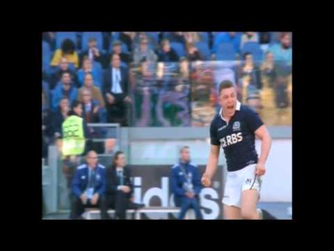 Scotland's tries and changing room reaction from the victory over Italy.