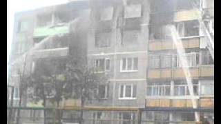 Тушение пожара в Бронницах в доме №42 по улице Москворецкой