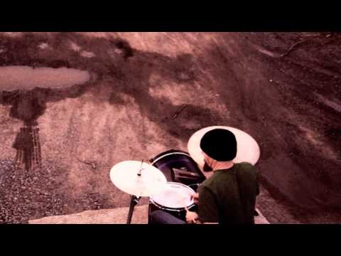 drummer Jeff Schaller groovin' in the dirt