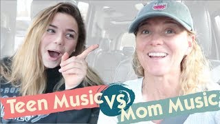 It's Teen Music vs. Mom Music + Hauling Groceries