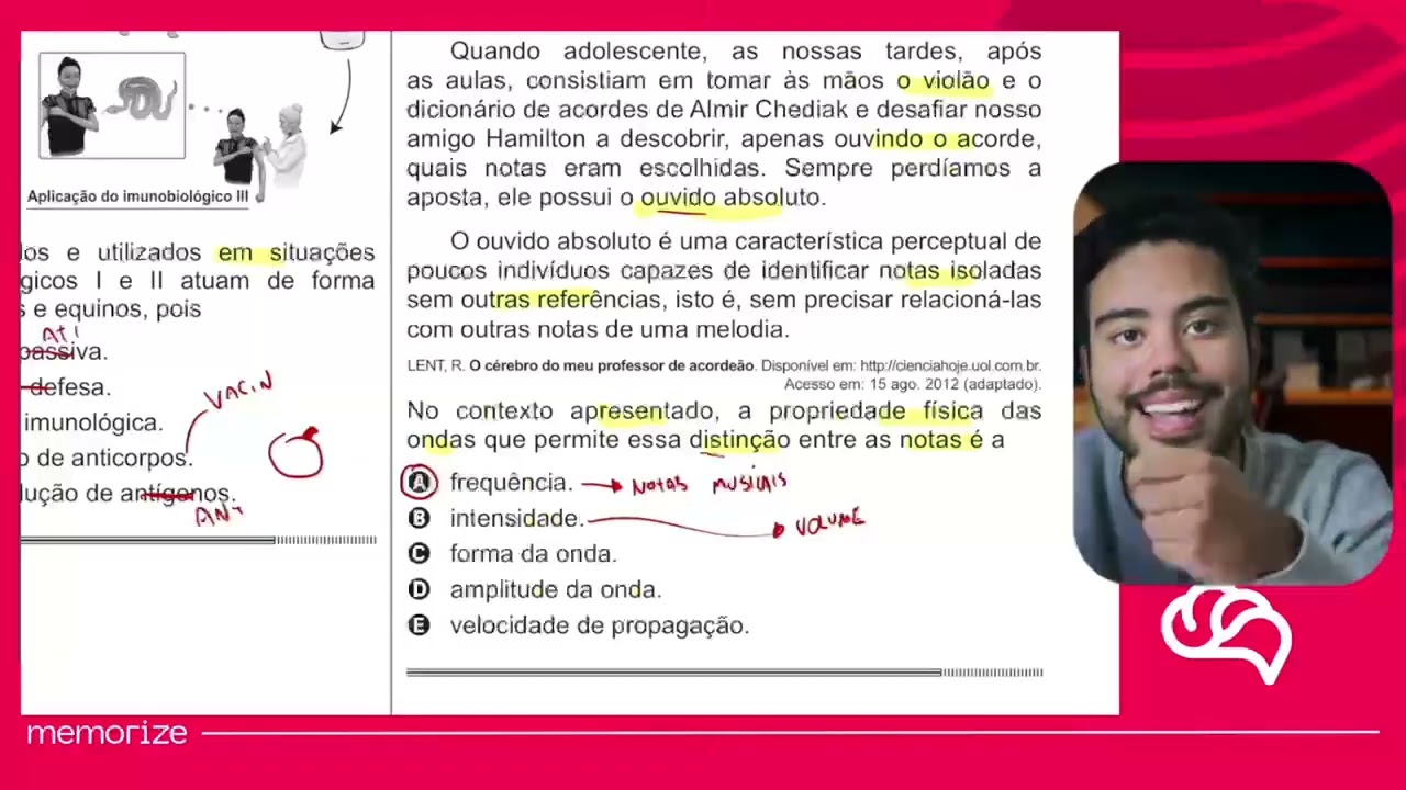 Resolução em Vídeo — Questão 87 ENEM 2014