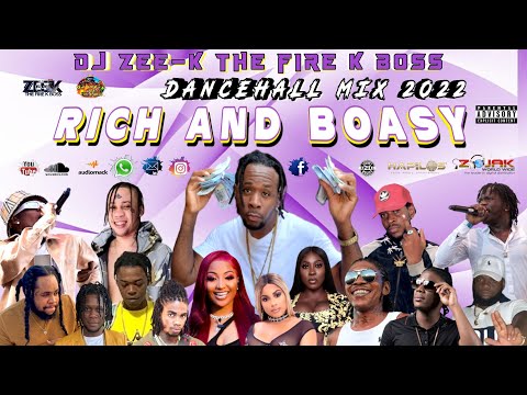 Dancehall Mix August 2022 (Rich and Boasy) Masicka, Jahshii, Skeng, vybz Kartel, Intence, Brysco
