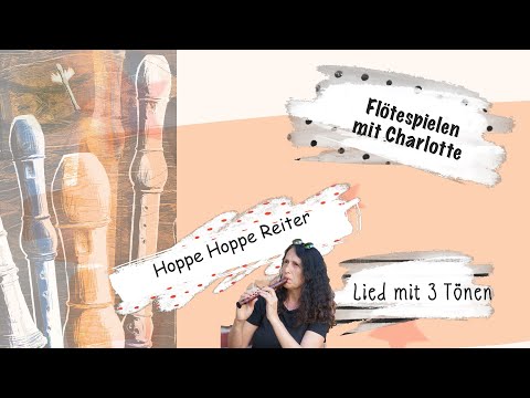 Hoppe Hoppe Reiter - Lied mit 3 Tönen - Ohne Noten - Glücklich mit Musik #blockflöte #musikfürkinder