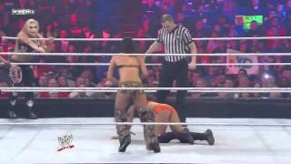 The Bella Twins & Melina vs Eve Natalya & 