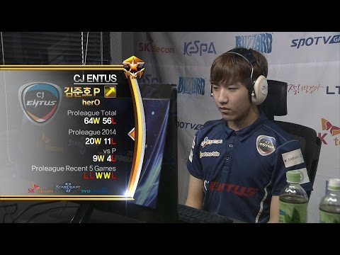 [SPL2014] PartinG(SKT) vs herO(CJ) Set5 Frost -EsportsTV, SPL2014