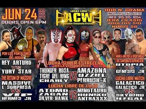 Zagan, Silver Hawk and Atomo vs Minotauro, Antraxxx and Huniko