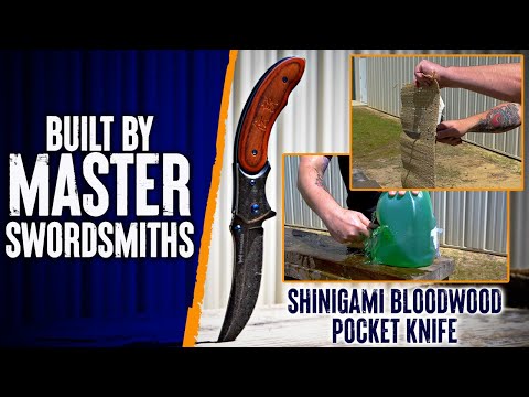 Modern Bloodwood Pocket Knife