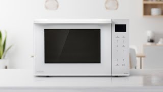 Panasonic Horno microondas combinado compacto 3-en-1 anuncio