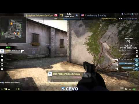 SKDC vs Luminosity Game 2 (CEVO-P CS:GO Season 7) - m3ss & hurikaNe