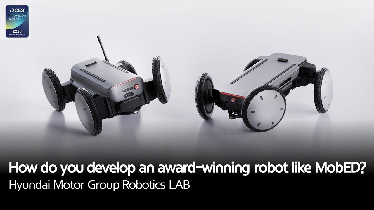 How do you develop an award-winning robot like Hyundai Motor Group Robotics LAB’s MobED?