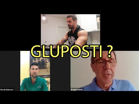 Novak Djokovic & Dragan Ivanov  - ODGOVOR NA GLUPOSTI O VEGAN ISHRANI I DODAVANjU MISICA✔️