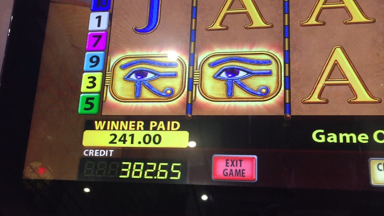 BLUEPRINT 500 = EYE OF HORUS CLASSIC HALF A JACKPOT FEATURE WINNER - WSM UK ARCADES GRAND PIER 2026