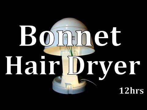 12hr Bonnet Hairdryer "For a Good Nights Sleep" ASMR