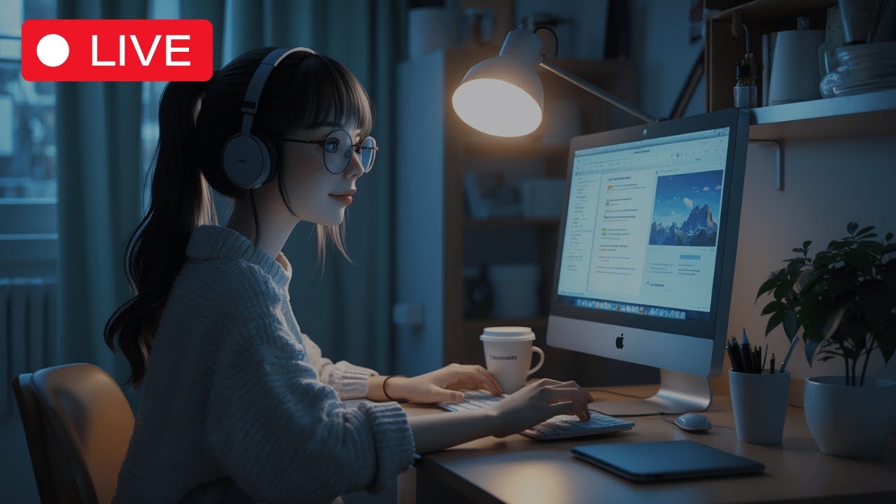 Lofi Chill Beats 24/7 – Relaxing Lofi Hip Hop for Studying, Work & Focus | Chill Vibes Mix