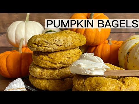 HOMEMADE PUMPKIN BAGEL RECIPE