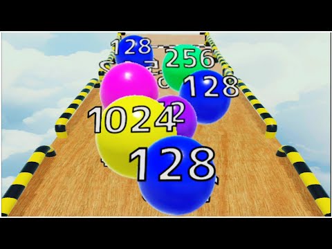 Ball Race, ball run 2048 merge balls rolling run - Gameplay Walkthrough - Max Levels