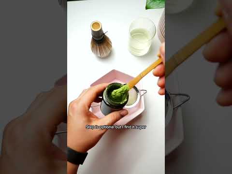 How to make matcha tea properly!