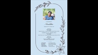 The Celebrating  The Life of Niveditha DhanasekaraSeptember 18, 1977 - November 6, 2023