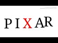 Pixar Logo Bloopers 2: X's color swapped