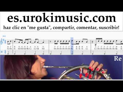 Como Tocar Trompa Ozuna - Siguelo Bailando Tablatura um-i927