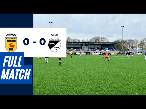 Full Match SC Cambuur JO13 vs Quick '20 JO13 (1 apr 24)