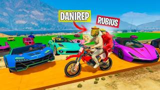 CORRE O TE ATROPELLO EN MOTO! HOLA RUBIUS! - GTA 5 ONLINE