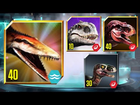 ALL GEN 2 DINOSAURS - Jurassic World The Game