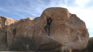 Video thumbnail of Undertow, V3. Joshua Tree