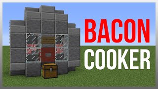 Minecraft 1.12: Redstone Tutorial - Pig Cooker!