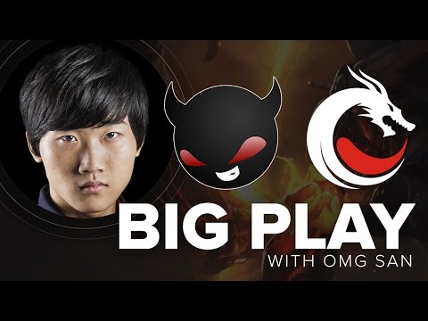 NME vs TDK Summer NA LCS Big Play with OMG San | League of Legends