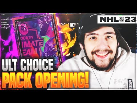 ULTIMATE CHOICE PACK OPENING IN NHL 23 HUT (RIVALS AND CHAMPS REWARDS)