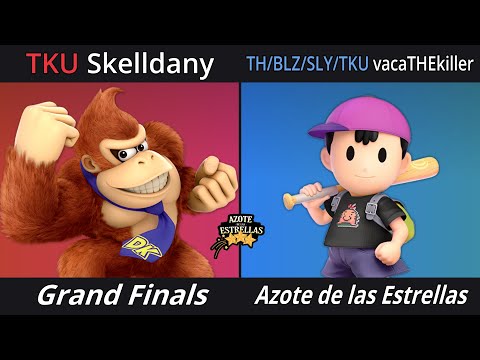 Azote de las Estrellas 10 - Grand Final - Skelldany (Donkey Kong) vs vacaTHEkiller (Ness)
