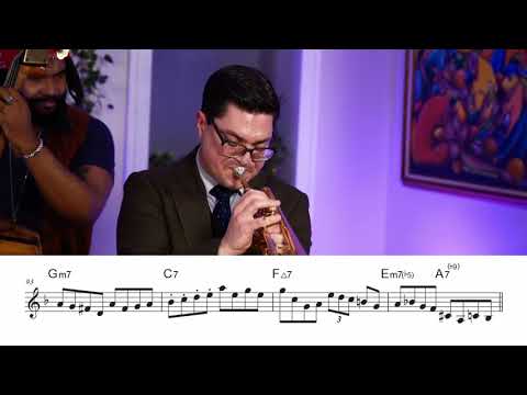 【I Hear A Rhapsody】Tatum Greenblatt Trumpet solo(Transcription)inB♭