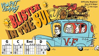 How to Play "BLISTER IN THE SUN" by Violent Femmes (No Capo) | Beginner Guitar Play-Along + TAB