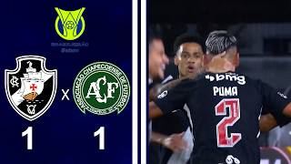 BRASILEIRO SÉRIE A 2026 - 2ª RODADA - VASCO 1X1 CHAPECOENSE
