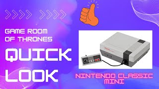 Quick Look - Nintendo (NES) Classic Mini Review #nintendo #nintendoclassic #nes #gameroomofthrones