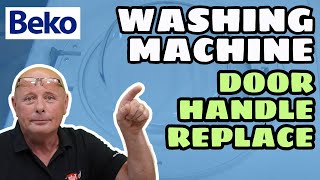 Beko wmb washing machine door handle & hinge catch: how to replace