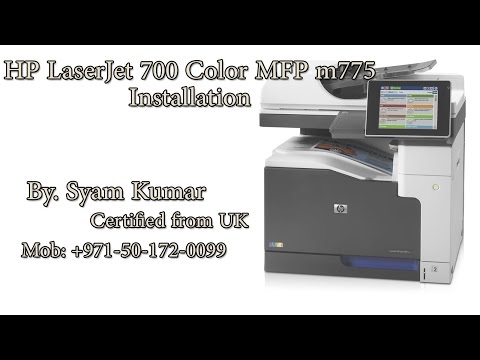 Hp laserjet 700 color mfp m775 printer, for office
