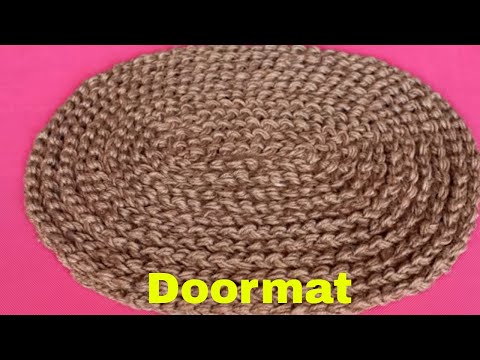 Easy and Fast Doormat Making at Home Using Jute || Jute Craft Idea || Handmade Doormat || DIY Craft