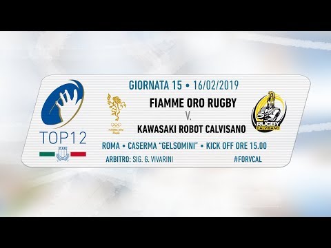 TOP12 2018/19, Giornata 15 - Fiamme Oro Rugby v Kawasaki Robot Calvisano