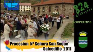 preview picture of video 'Procesión de Nº Señora y San Roque Salcedillo'